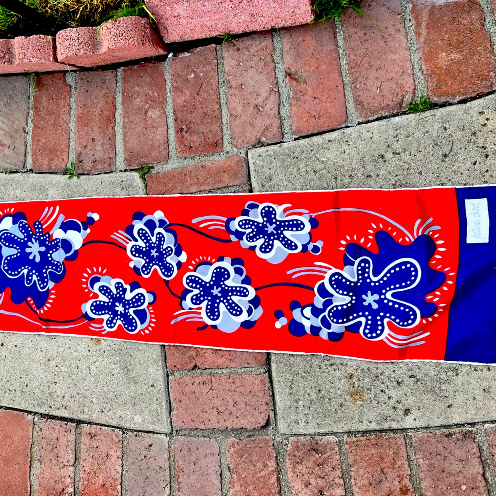 VTG Patricia Duval Artist Silk Scarf
